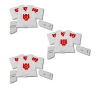 SOS Accessoire FJM Compatible Vacuum Cleaner Synthetic Dust Bags for SOS Vacuum Cleaner Accessory 9917710 (3 Packs of 4)