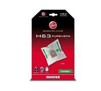 SOS Accessoire H63 Box of 4 Pure Hepa Vacuum Cleaner Bags 35600536, 09200245 Hoover