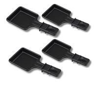 SOS Accessoire Non Stick Raclette Pans | Set of 1 to 12 | Mini Square Squeegee | Compatible with Tefal Raclette | Ergonomic Design and Easy to Clean