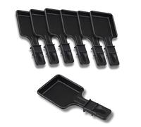 SOS Accessoire Non Stick Raclette Pans | Set of 1 to 12 | Mini Square Squeegee | Compatible with Tefal Raclette | Ergonomic Design and Easy to Clean