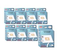 SOS Accessoire Pack of 8 Boxes of 5 Bags with 1 Pre Filter Cut/Compact/GO/Force for Nilfisk 78602600, 22422400 Vacuum Cleaner