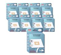SOS Accessoire Pack of 9 Boxes of 5 Bags with 1 Pre Filter Cut/Compact/GO/Force for Nilfisk 78602600, 22422400 Vacuum Cleaner