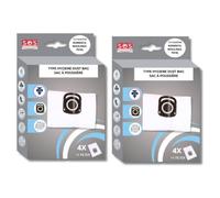 SOS Accessoire Set of 2 Boxes of 4 Bags + 1 HYGIENE+ Filter for Rowenta ZR200520 Vacuum Cleaner