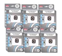 SOS Accessoire Set of 6 Boxes of 4 Bags + 1 HYGIENE+ Filter for Rowenta ZR200520 Vacuum Cleaner