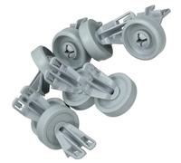 SOS Accessoire Set of 8 Lower Basket Wheels for Dishwasher - 481252888112 WHIRLPOOL, BAUKNECHT, LADEN, IGNIS, IKEA WHIRLPOOL, KITCHENAI