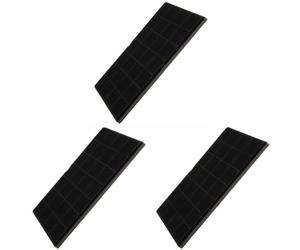 SOS Accessoire Whirlpool AFCFCAF25X10S 482000008330 Pack of 3 FCHAR Carbon Filters 350 x 191 x 9 mm