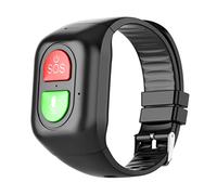 SOS Bracelet GPS Tracking Bracelet Location Emergency Call Fitness Trackers Watch for Seniors Kids Black..