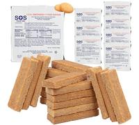 SOS Food Lab Emergency Food Bar - 3600 Calorie Ration (8 Pack Shortbread Cookie) - 3 Day/72 Hour Ready to Eat Supply for Camping, Hiking, Disaster Preparedness - 5 Year Shelf Life Energy Survival Food