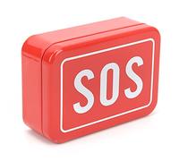 SOS Lifesaving Stainless Steel Box Compact Emergency Survival Kit Gear for Home Car Outdoor Activities