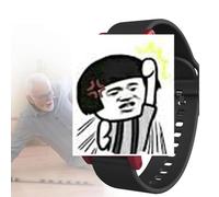 SOS Personal Alarm for Elderly Fall Detection Smartwatch Fall Alert Detector for Seniors GPS Location Tracker Waterproof Smart Watch for Dementia,Red