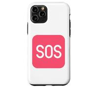 SOS Sign Distress Signal Emergency SOS Case for iPhone 11 Pro