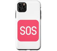 SOS Sign Distress Signal Emergency SOS Case for iPhone 11 Pro Max