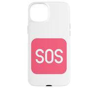 SOS Sign Distress Signal Emergency SOS Case for iPhone 15 Plus