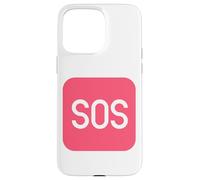 SOS Sign Distress Signal Emergency SOS Case for iPhone 15 Pro Max