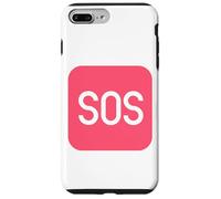 SOS Sign Distress Signal Emergency SOS Case for iPhone 7 Plus/8 Plus