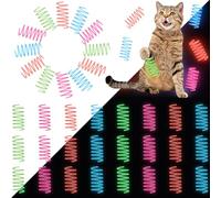 Sosation 24 Pcs Glow in The Dark Springs Cat Toys Kittens