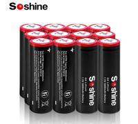 Soshine 1.5 Volt 3000mAh Batteries AA 1.5V Lithium Battery Non-Rechargeable Li-ion Battery for Flashlights Electronic Doorbell 3000mah 12PC