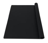 SOSMAR Extra Large Silicone Mats for Worktops 70x50cm, B2 Silicone Sheet for Resin, Craft Painting Mat for Kids, Kitchen Worktop Protector, Heat Resistant, Non-Slip, Waterproof, Black