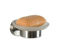SOSmart24 Soap Dish, Stainless Steel, Black, EU 55