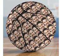 SosnSusn Custom Basketball, Personalized with Name or Photo, Size 7 (29.5") or Size 5 (27.5"), Gift for Senior Night, Birthday, Back to School, Basketball Lovers, Coach Gift (Color11)