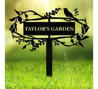 SosnSusn Custom Last Name Metal Sign, Personalized Family Name Split Letter Metal Wall Art Monogram Decor for Outdoor Entryways, Doors, Homes, Gardens