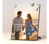 SosnSusn Custom Spotify Music Picture Frame, Personalized Song Plaque, Plays Music When Clicked, Unique Gift for Boyfriend Girlfriend Couple (Style1)