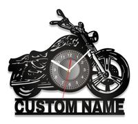 SosnSusn Garage Wall Clock Personalized Metal Auto Repair Mechanic Tools Wall Clock Custom Name Text Man Cave Garage Wall Sign Decor Gift for Father's Day Husband