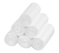 Sosody 20 L Garbage Bag Small, Clear Waste Basket Liner, Trash Bin Liners, 6 Rolls, 150 Count