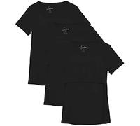 Sosolism Loose Women's Maternity Nursing Tops Short Sleeve Breastfeeding Tshirt 3-Pack,Black,S