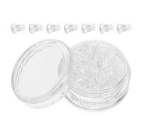 Sosoport 1 Box Earring Stoppers Pierced Replacement Backs Simple Style Plastic Stick Shape Keeps Earrings on Tight Safe to The Skin Jewelry Making Accessories