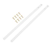 Sosoport 1 Pair Pu Leather Handbag Strap Replacement 30cm Sturdy Elegant DIY Bag Accessory with Rivets for Family and Friends, Environmental Protection Handle for Purse Making