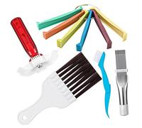 Sosoport 1 Set Air Conditioner Fin Combs Set Radiator Brush Kit for Condenser Coil Cleaning Durable and Evaporator Cleaning Tools for Air Conditioning Maintenance