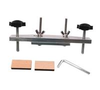 Sosoport 1 Set Guitar Bridge Clamp Tool Set for Acoustic Classical Guitars Durable Clamp with Cork Pads Wrench Versatile Repair Fixture for