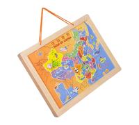 Sosoport 1 Set Map Puzzle for China Map Educational Geography Learning Game Portable Cognitive Plaything for Family Bonding Skill Development