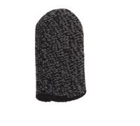 Sosoport 10 Pcs Anti-sweat Breathable Gaming Finger Sleeves Nylon Touchscreen Thumb Finger Covers with Black Edges Oil-proof Non-slip for Mobile Phone Game Accessories