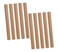 Sosoport 10 Pcs Poster Tubes with Caps Kraft Paper Mailing Tubes for Shipping Artwork Blueprints and Maps Round Cardboard Mailers Efficient Storage