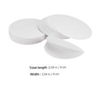 Sosoport 100 Sheets Round Synthetic Filter Paper Discs for Laboratory Use Mushroom Cultivation Oil Testing Premium Pulp Material Suitable for Buchner Funnels and Chemistry Filtration