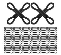 Sosoport 100pcs Chick Leg Bands Elastic Poultry Leg Braces Soft Elastic Materials for Identifying and Managing Flock Suitable for Quails Ducks Poultry Farmers