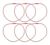 Sosoport 100pcs Christmas Ball Hanging Ropes Ornament Hanger Strings Snap Precut Locking Ropes for Xmas Window Decorations