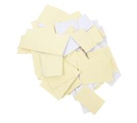 Sosoport 100pcs Heavy Duty Double Sided Tape Heat and Water Resistant Adhesive Squares for Wall Hanging Hooks Mirrors and Home Office Use