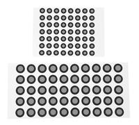 Sosoport 106pcs Reflective Film Markers for Scanning Motion Capture Reference Points Stickers and Easy to Identify Marking Dots for Compatible with Optical Trackers for Architecture and