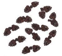 Sosoport 10pcs Chinese Closure Buttons Fastener Polypropylene Fiber Classic Traditional Chinese Style Versatile Handmade Sewing Fasteners for Clothing Decoration