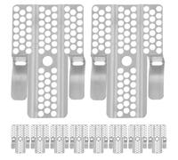 Sosoport 10pcs Heavy Duty Metal Drywall Repair Clips for Panels Contractor-Grade Wall Patch Fasteners for Sheetrock Secure Panel Clamping Tool for Home Improvement and Wall Restoration