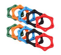 Sosoport 10pcs Microphone Slip Ring Protection Rings for Handheld and Wireless Microphones and Drop Prevention Anti-slip Mic Accessories Random Color