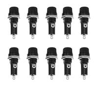 Sosoport 10pcs Professional Electrical Fuse Holders Anl Black Car Audio Accessories Car Electrician Tools