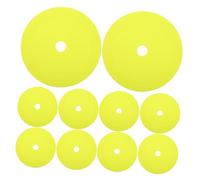 Sosoport 10pcs Soccer Training Discs High Visibility Agility Field Markers for Speed Coordination Practice Non Skid Design Durable Flat Training Mats for All Skill Levels