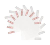 Sosoport 10pcs Transparent Etc Car Windshield Stickers High Temperature Resistant Static Cling Adhesive for Electronic Toll Collection Double Sided Tape Accessory Compatible with Vehicle