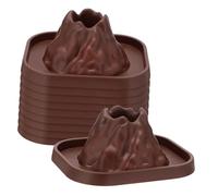Sosoport 10pcs Volcano Model Kit for Boys and Girls Educational Erupting Volcano Science Project Toy Creative DIY Science Experiment for Home Schooling and Learning