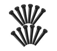 Sosoport 12pcs Acoustic Guitar Bridge Pins String Pegs for Guitar Bridge Pin Replacement Parts