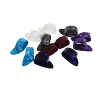 Sosoport 12pcs Celluloid Flat Guitar Picks Thumb Plectrums for Acoustic Banjo Ukulele Harp String Instruments
